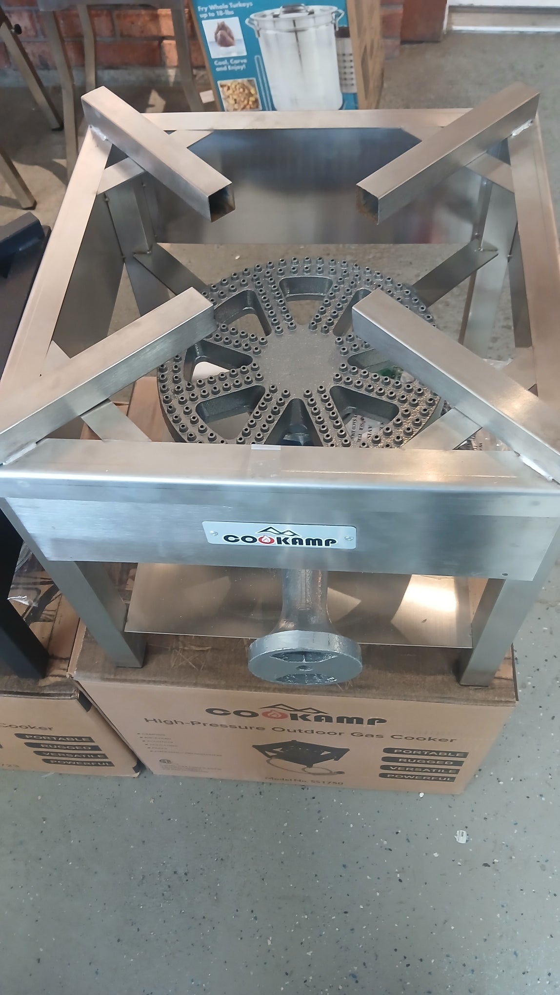 Stainless Steel High Pressure Outdoor LPG Cooker
