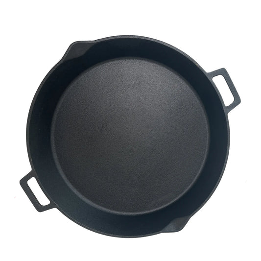 16-in Cast Iron Double-Handled Skillet