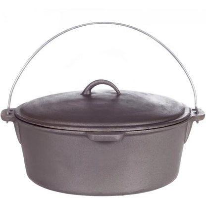 Cast Iron Dutch Oven (Seasoned)