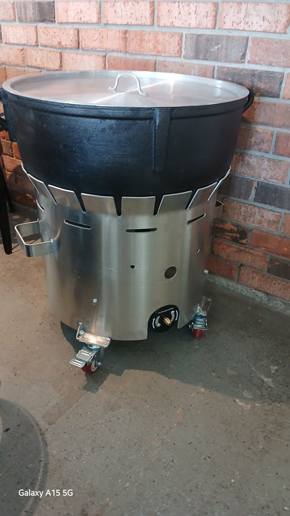 10 Gallon Jambalaya Pot & Roll Around Pot Combo